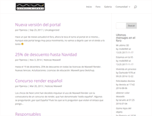 Tablet Screenshot of maxwellhispano.com